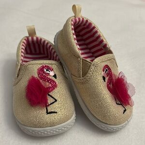 Kids/slip on tennis /flamingo